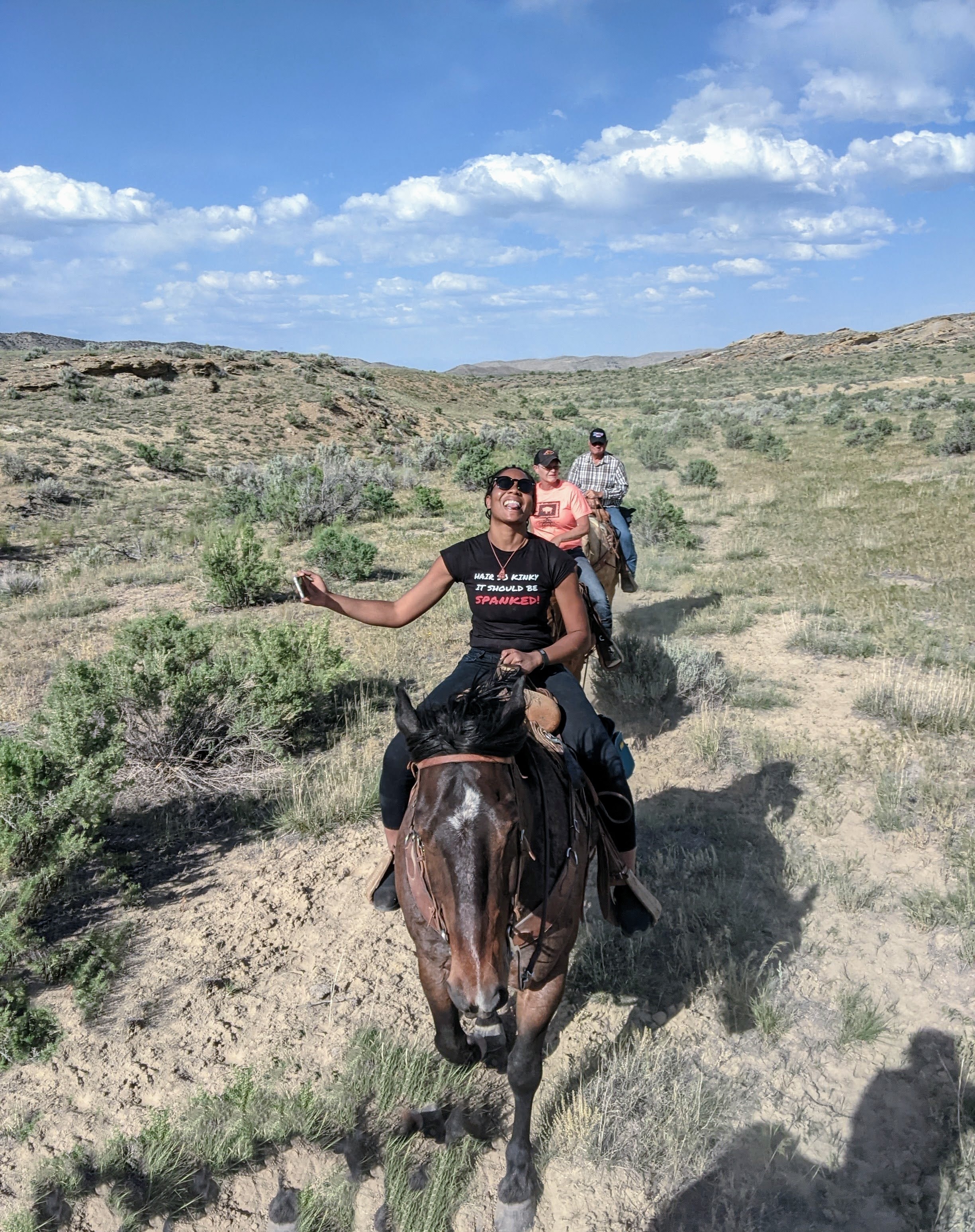 RVing in Wyoming Horseback Riding for the First Time Since 8th Grade